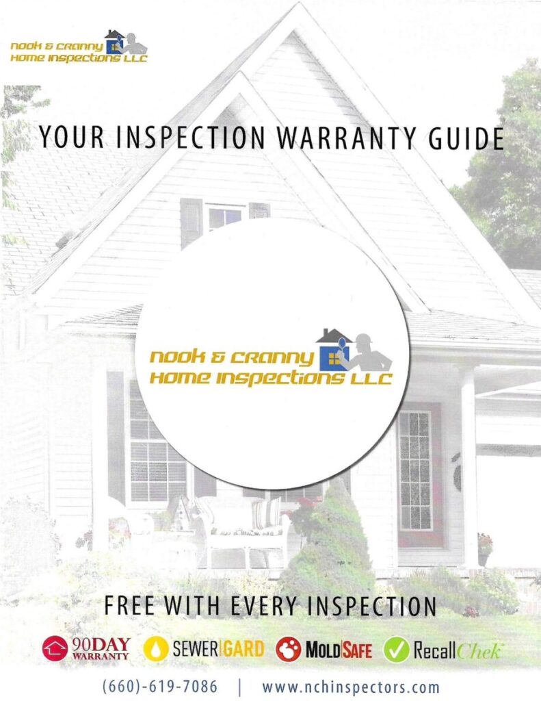 A house with the words your inspection warrant guide.